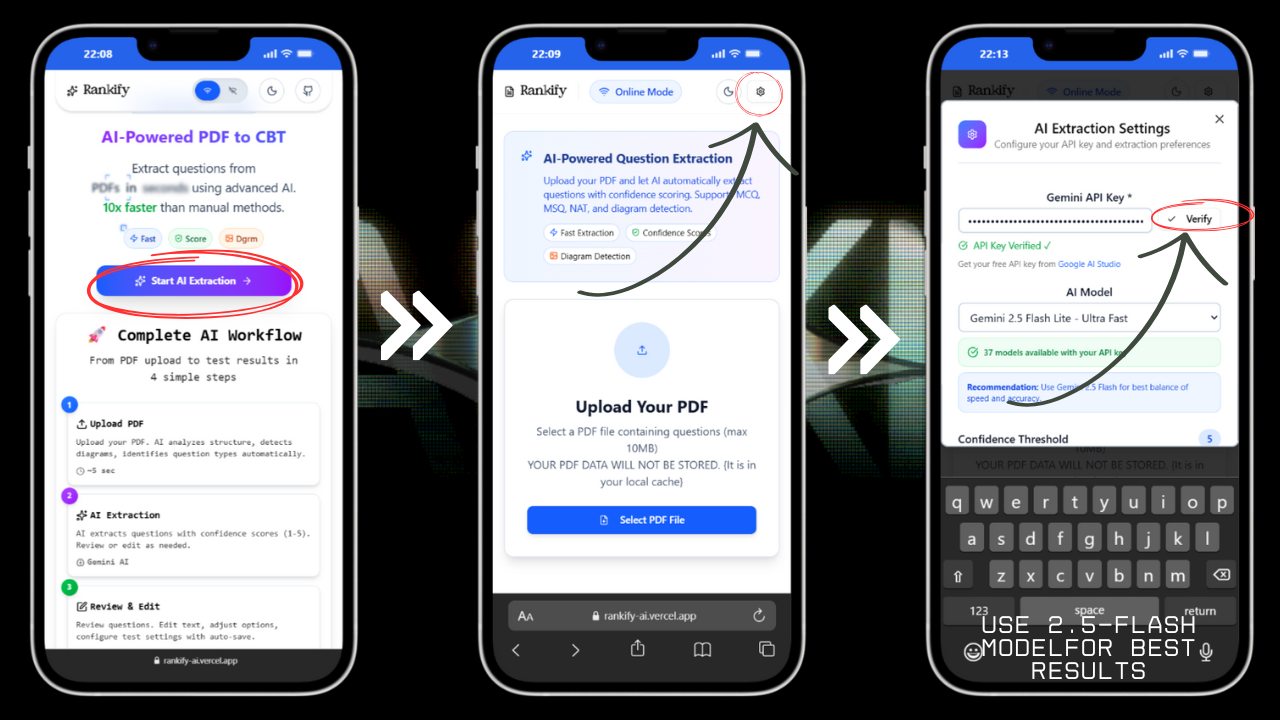 AI Extractor Configuration Panel Screenshot